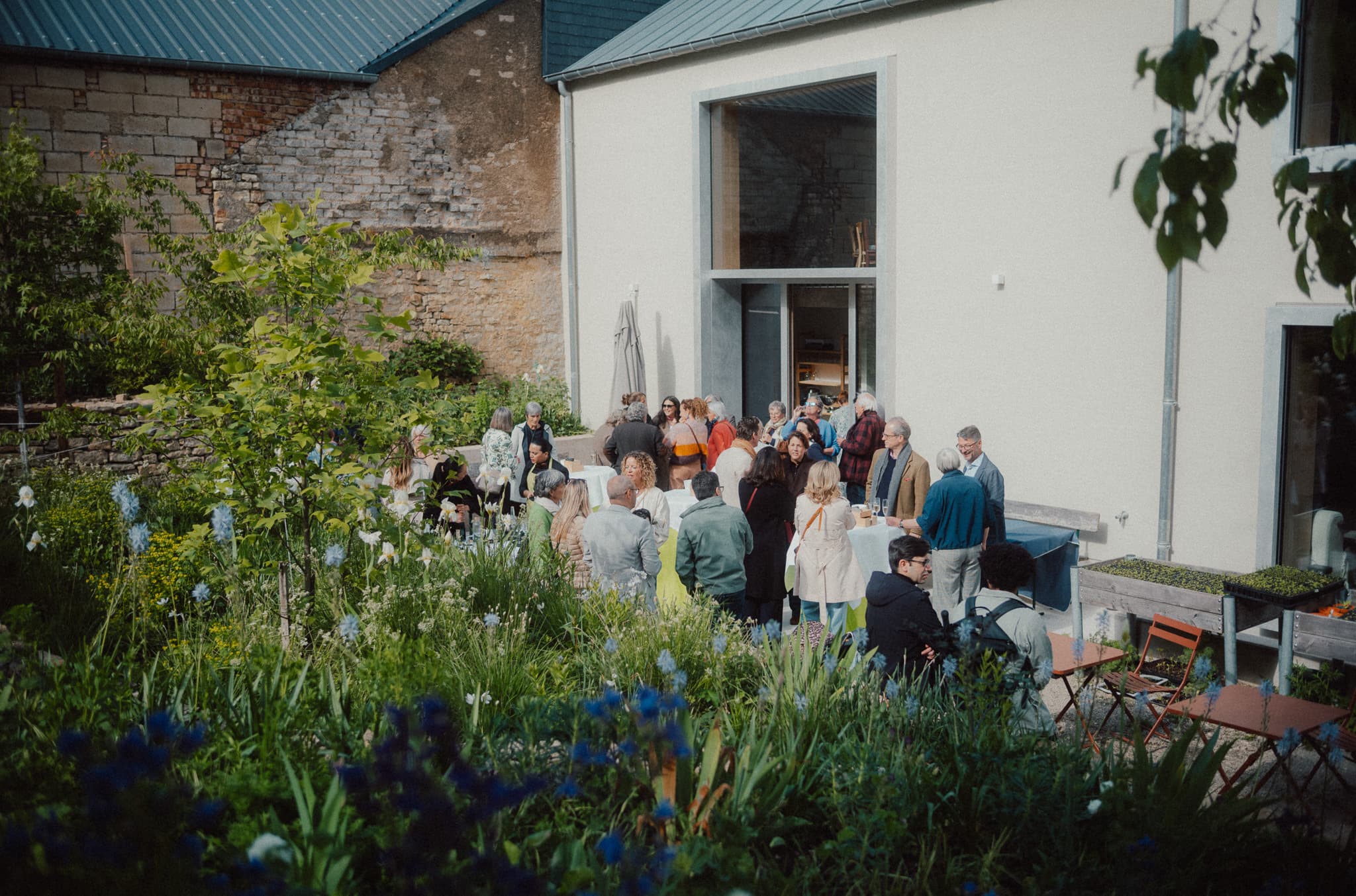 Gartenparty Terrasse Übersicht